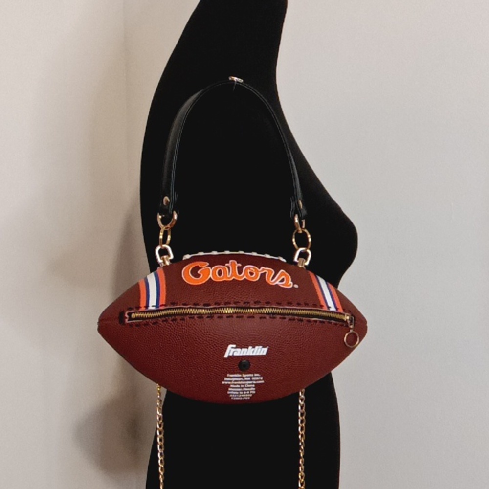 NWT LIMITED EDITION HANDMADE NCAA FLORIDA GATORS π Football Bag π - Picture 10 of 17